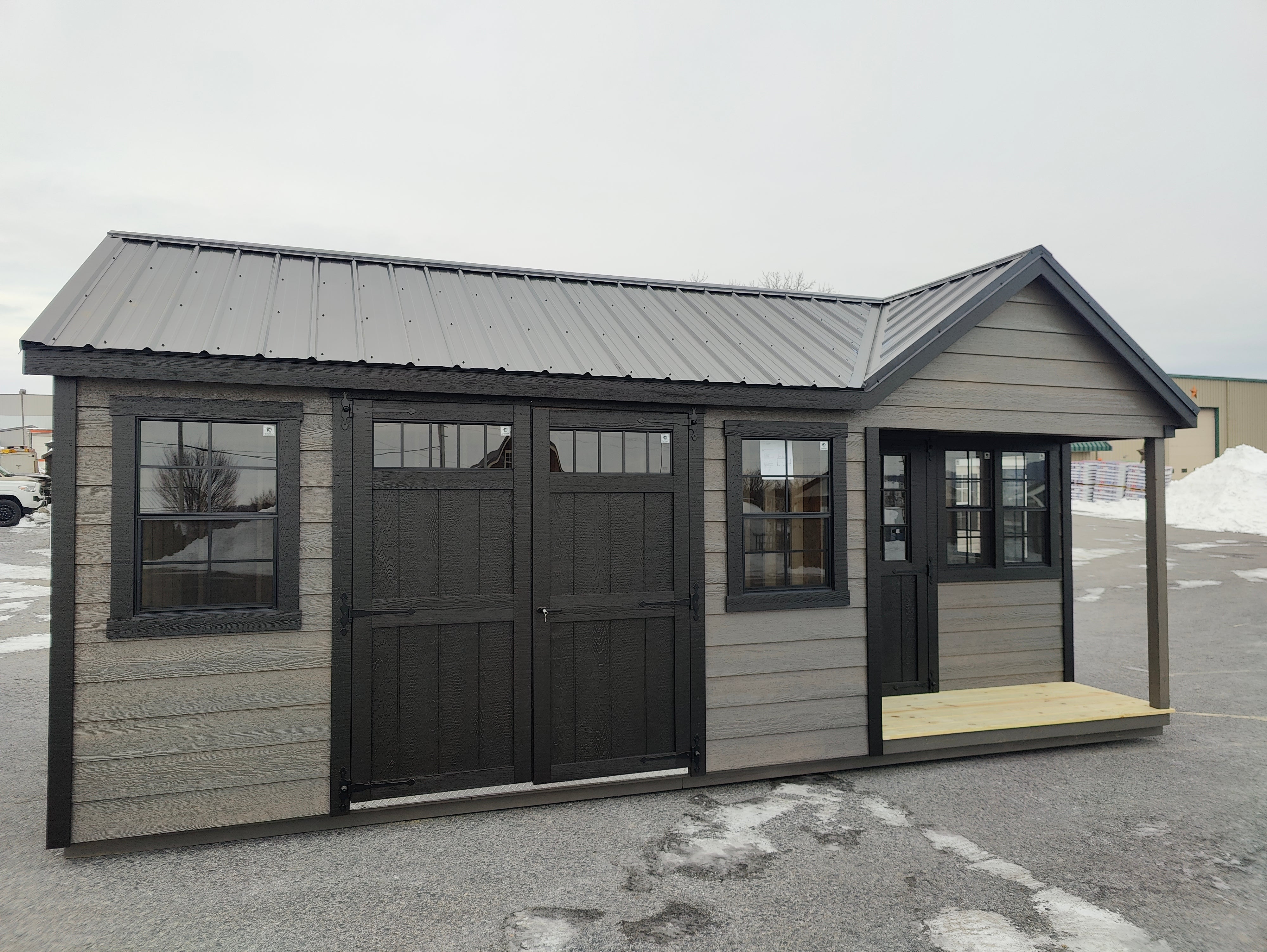 Ribbed Metal Roof – Infinite Sheds