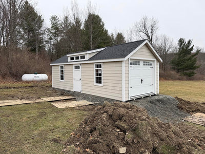 12x28 LP Clapboard Garage – Classic Edition