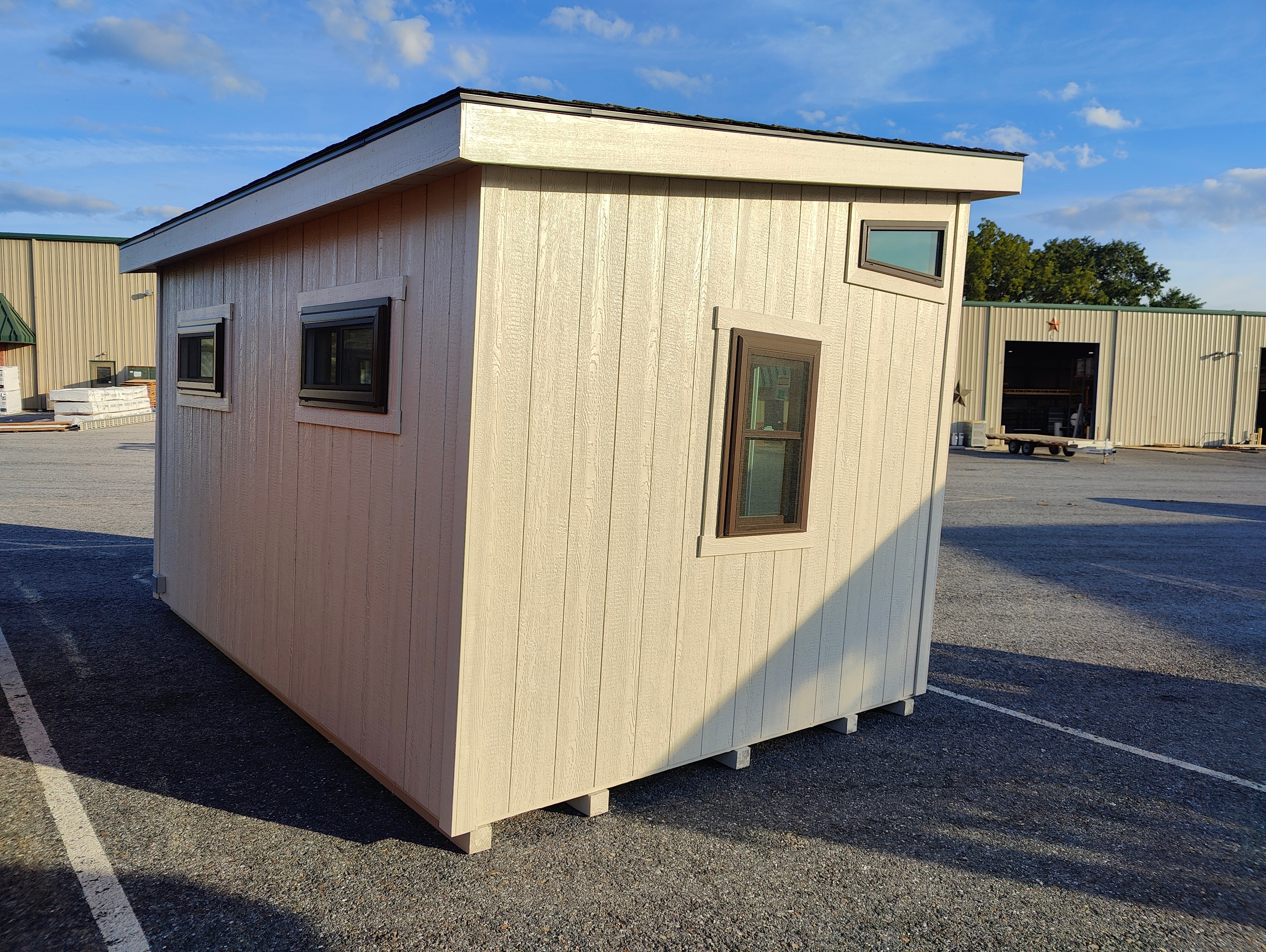 10x14 Modern Shed- Interior Finish