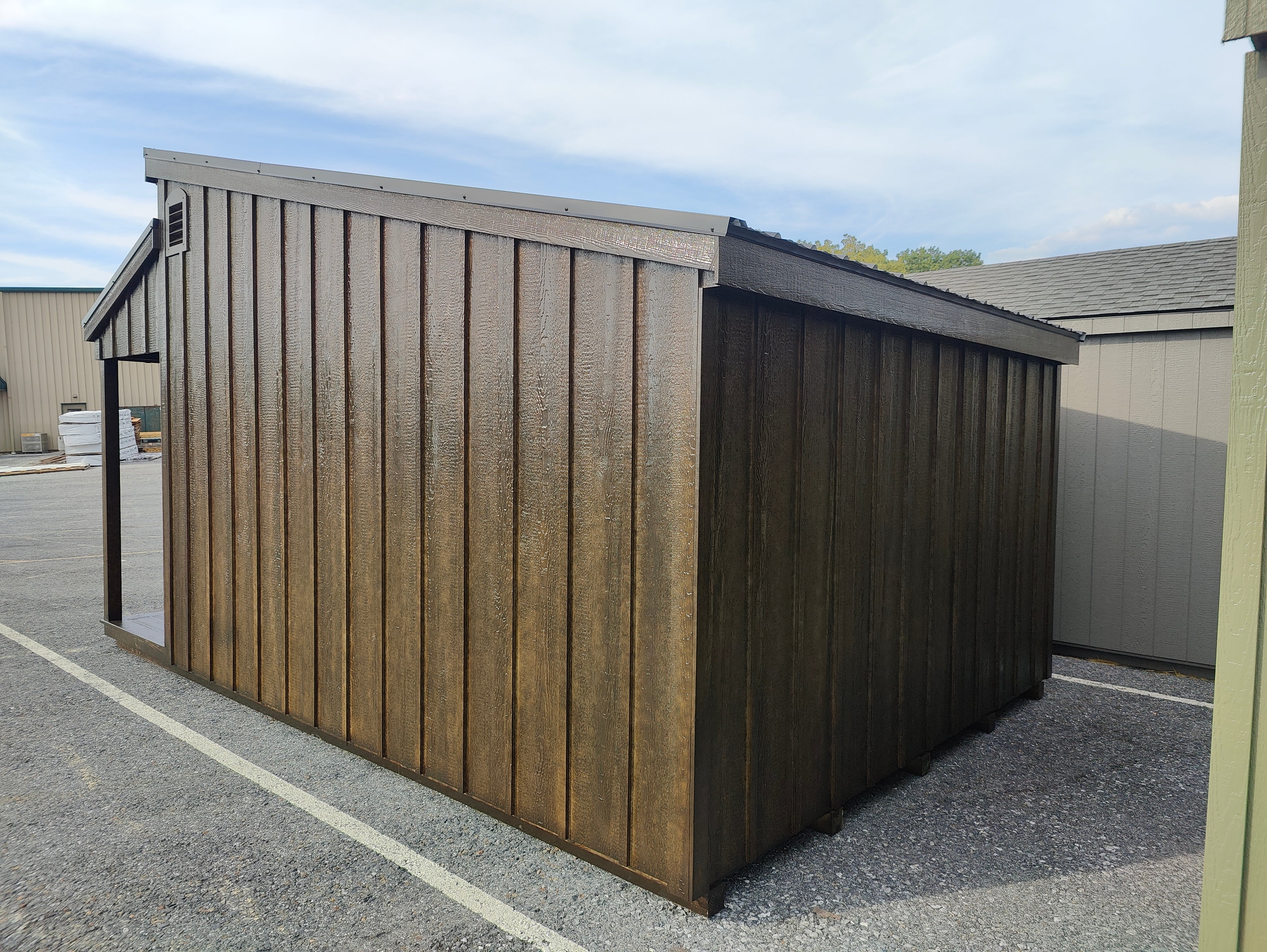 12x18 Western Shed- Board & Batten Siding