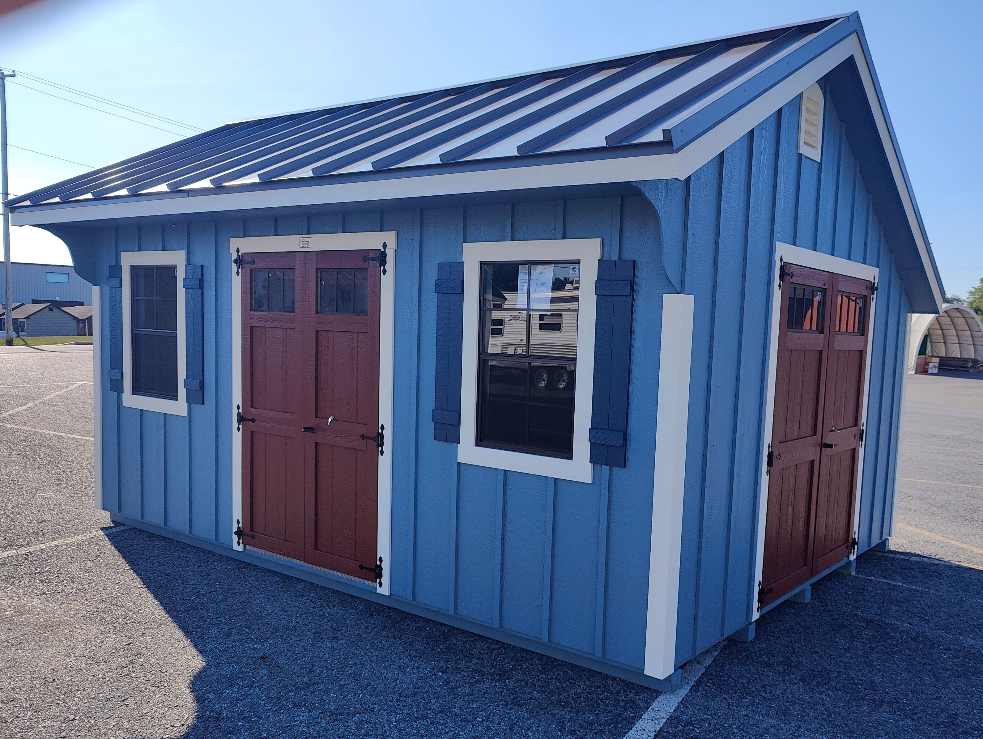 12x16 Board & Batten Saltbox – Classic Edition