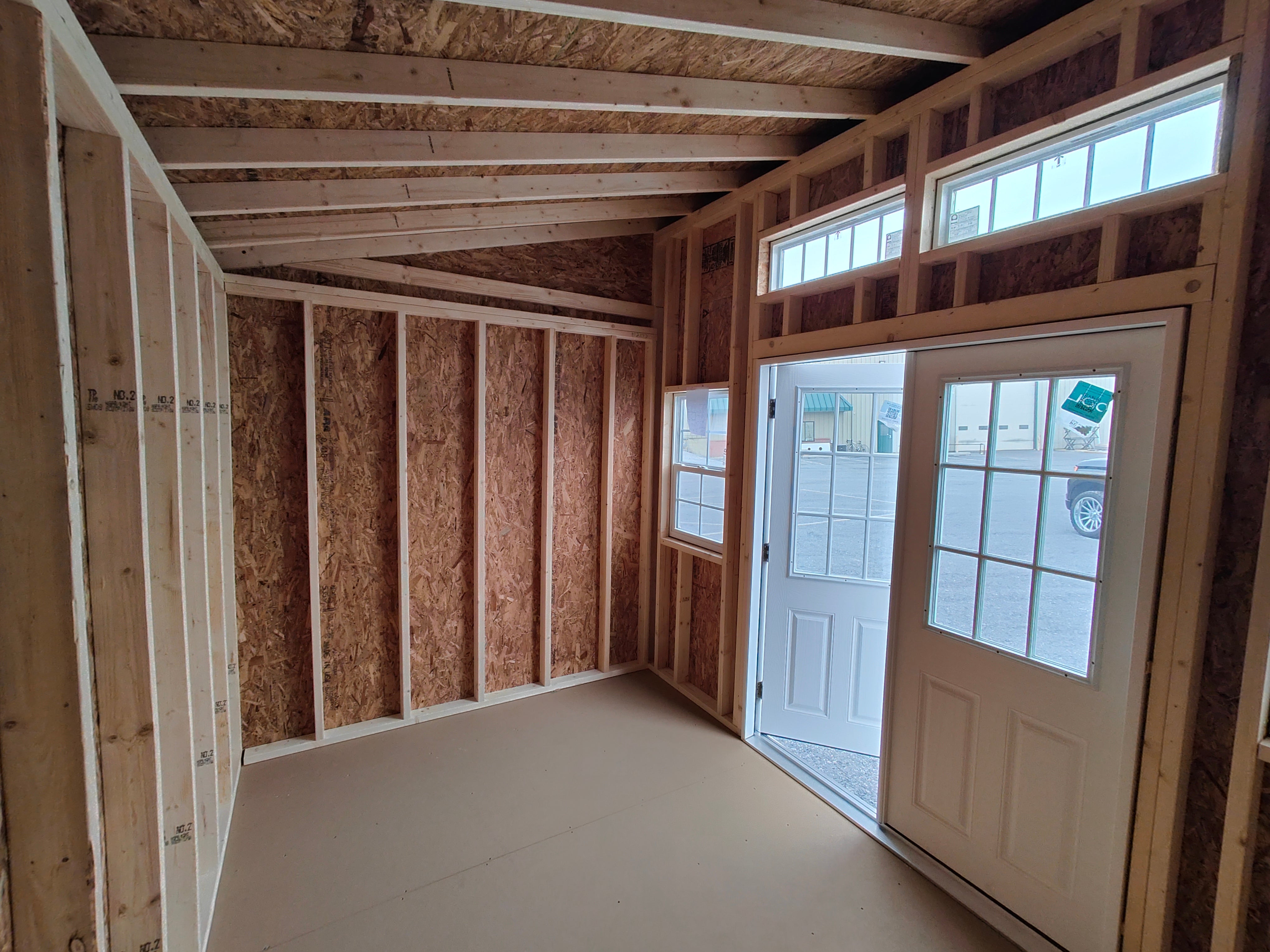 8x12 Vinyl Modern Shed