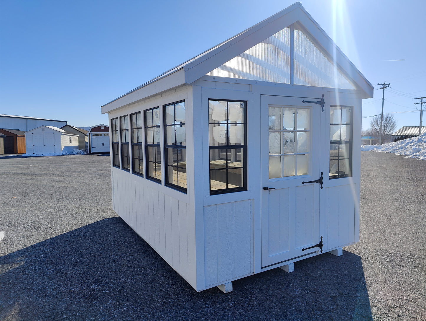 8x12 Greenhouse w/Fan