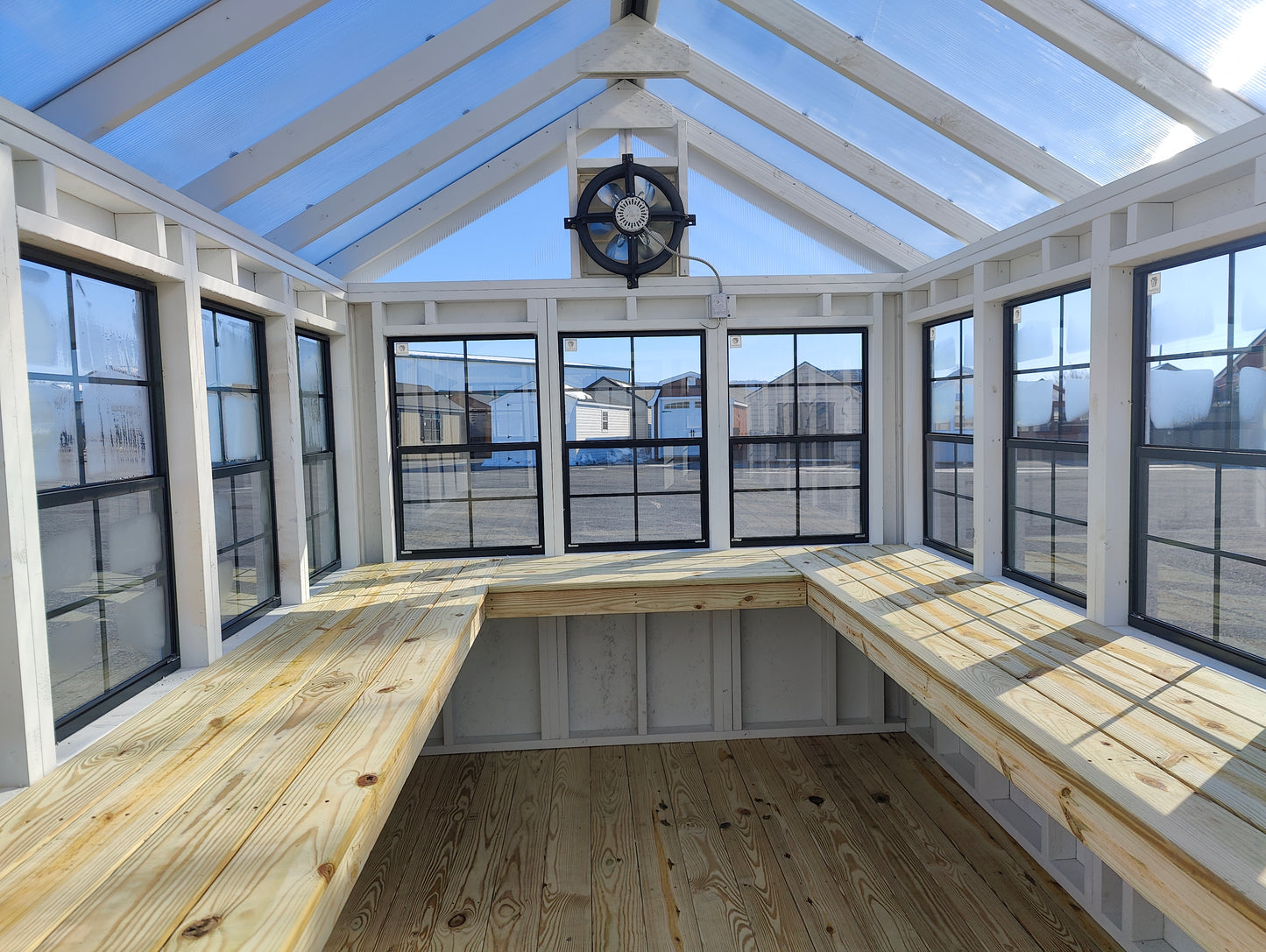 8x12 Greenhouse w/Fan