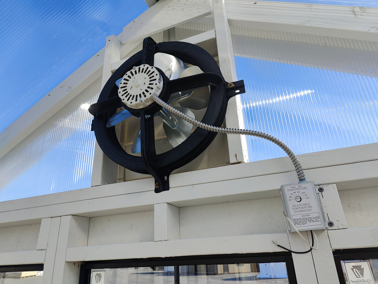 8x12 Greenhouse w/Fan