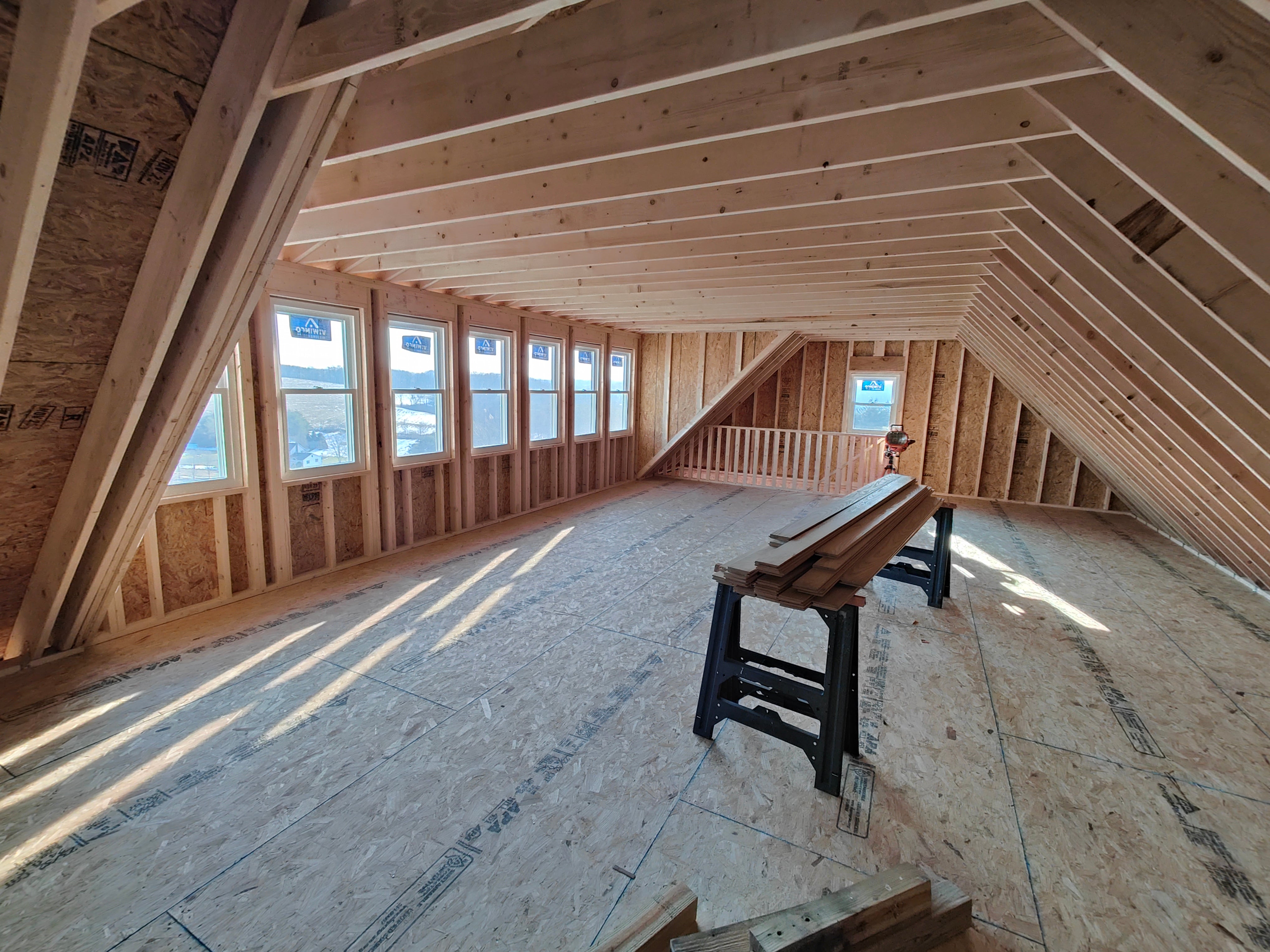 24x36 2-Story 3-Car Garage