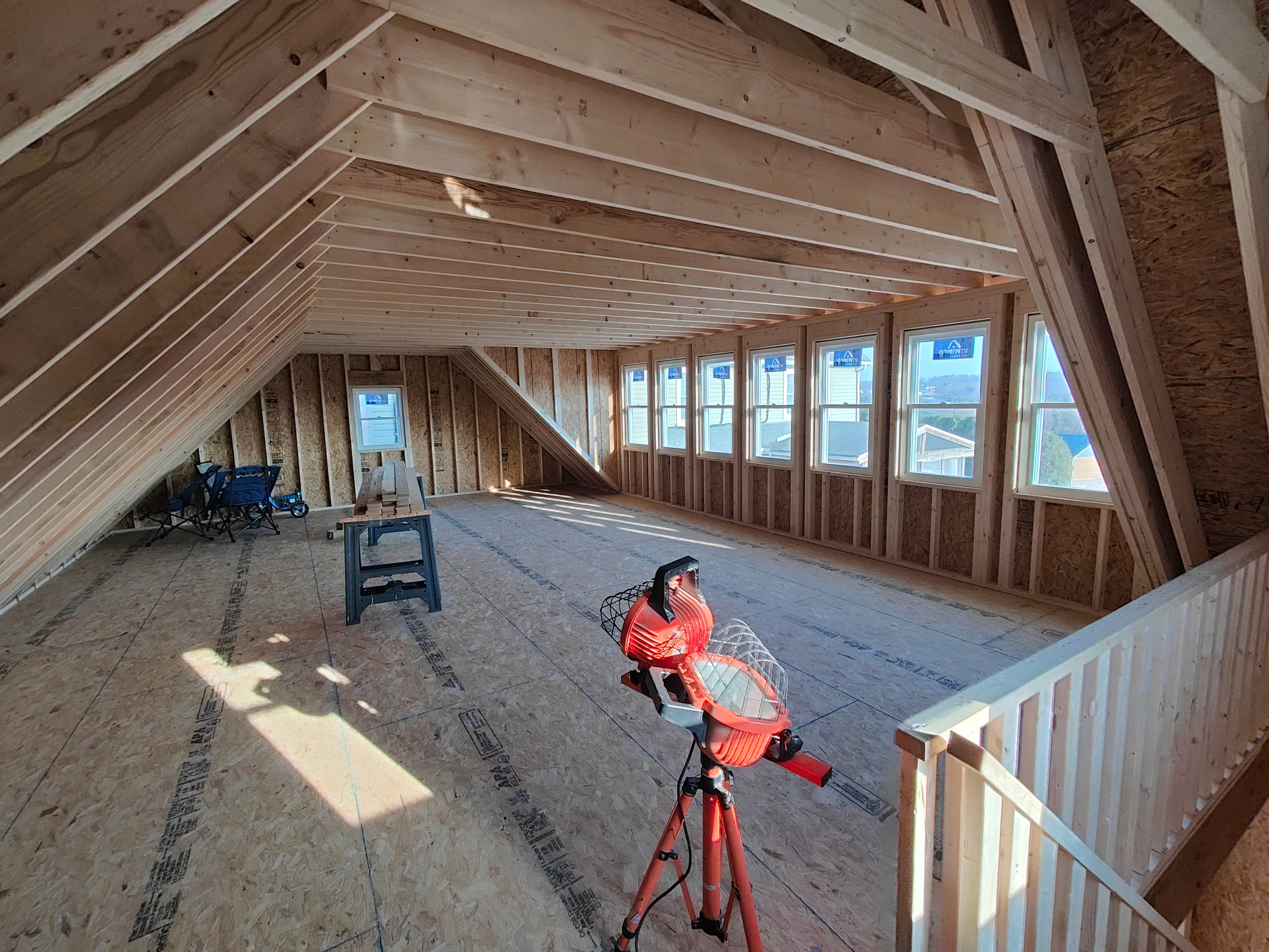 24x36 2-Story 3-Car Garage