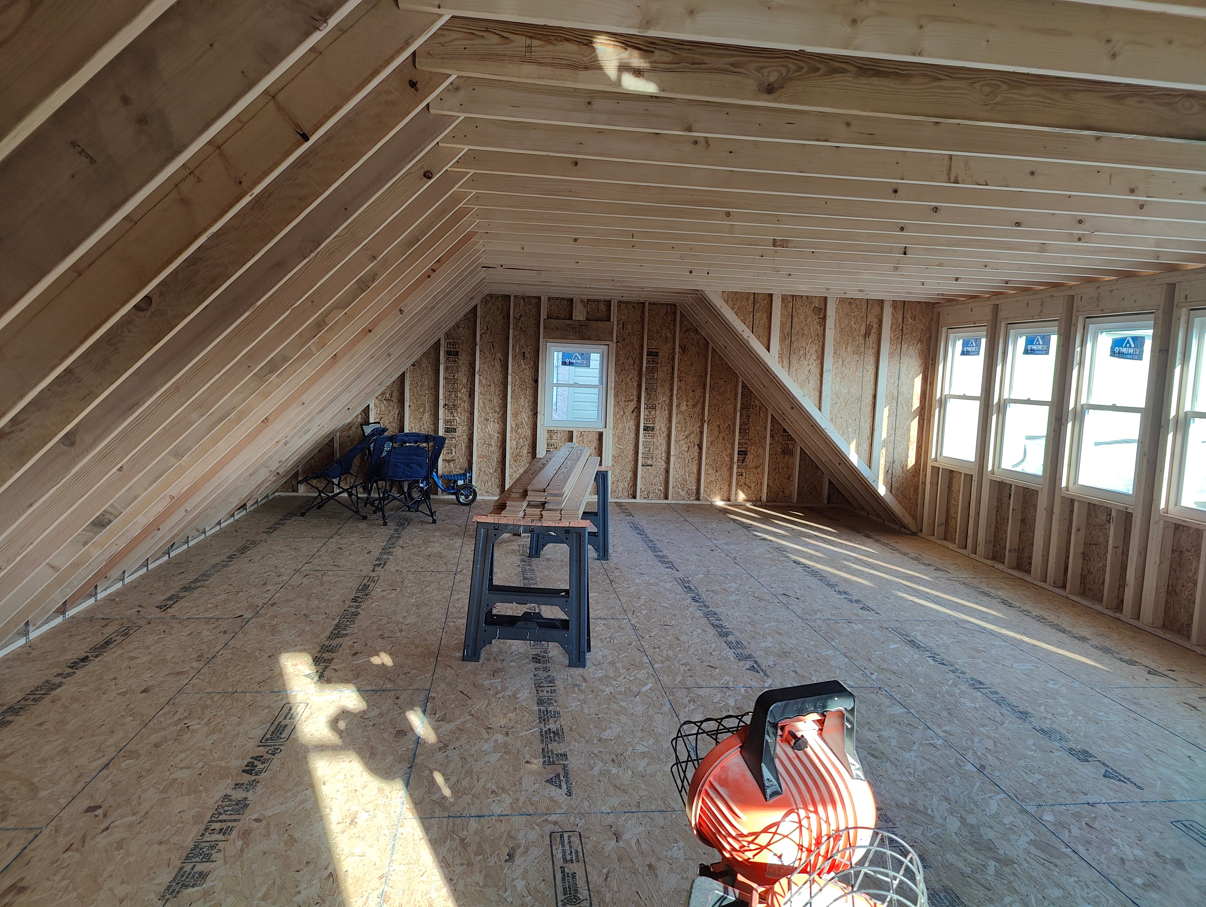 24x36 2-Story 3-Car Garage