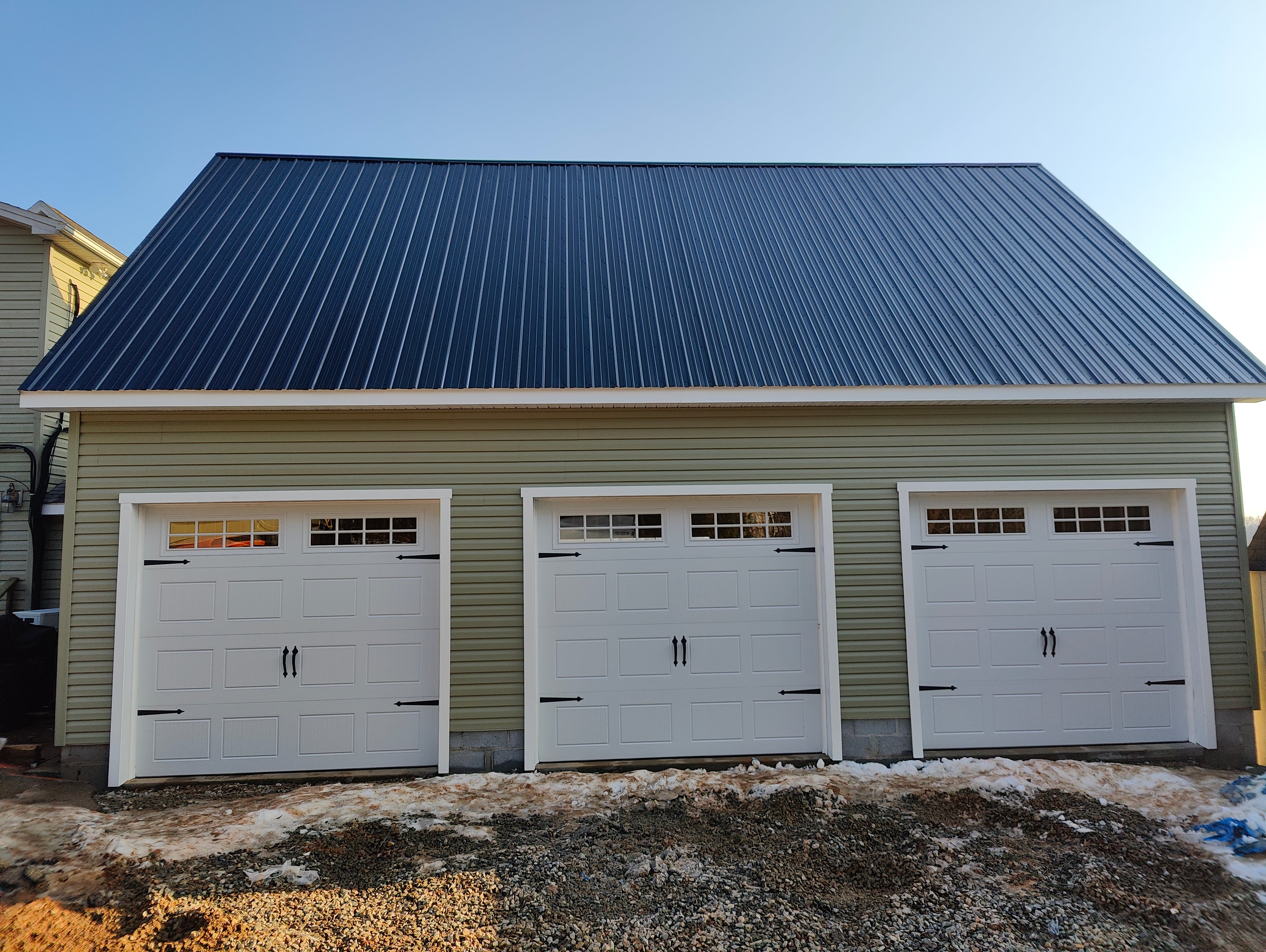 24x36 2-Story 3-Car Garage