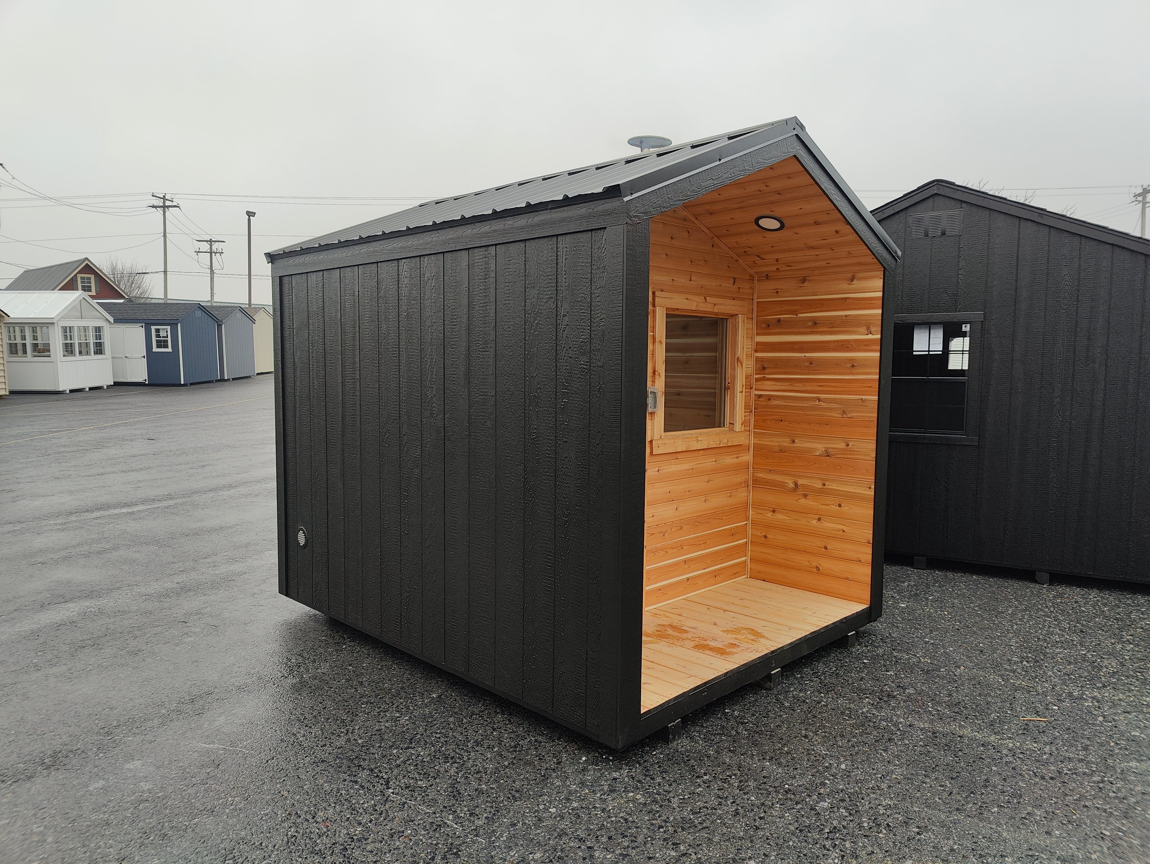 8x10 Nordic Sauna- Wood Heater
