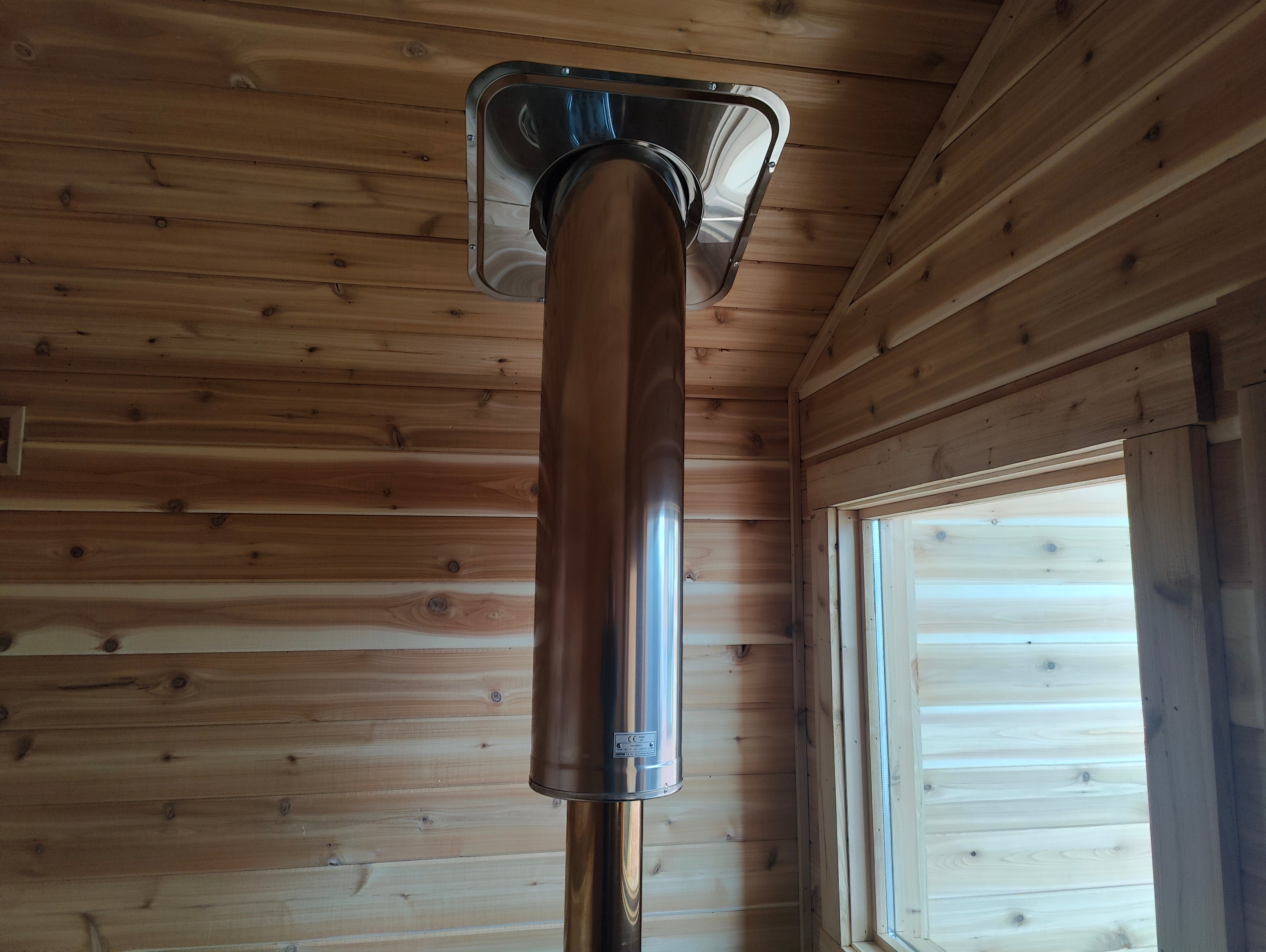 8x10 Nordic Sauna- Wood Heater