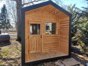 8x10 Nordic Sauna- Wood Heater