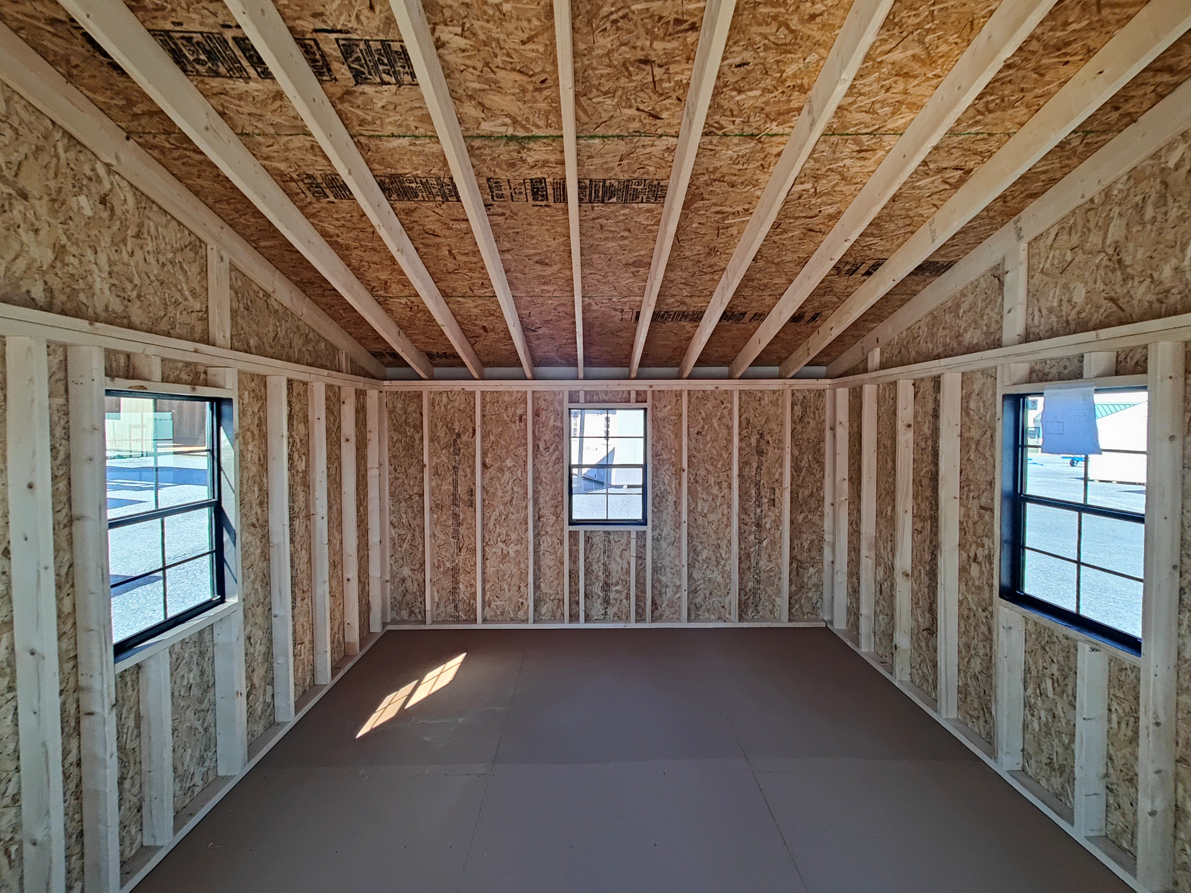 12x18 Western Shed B&B Siding