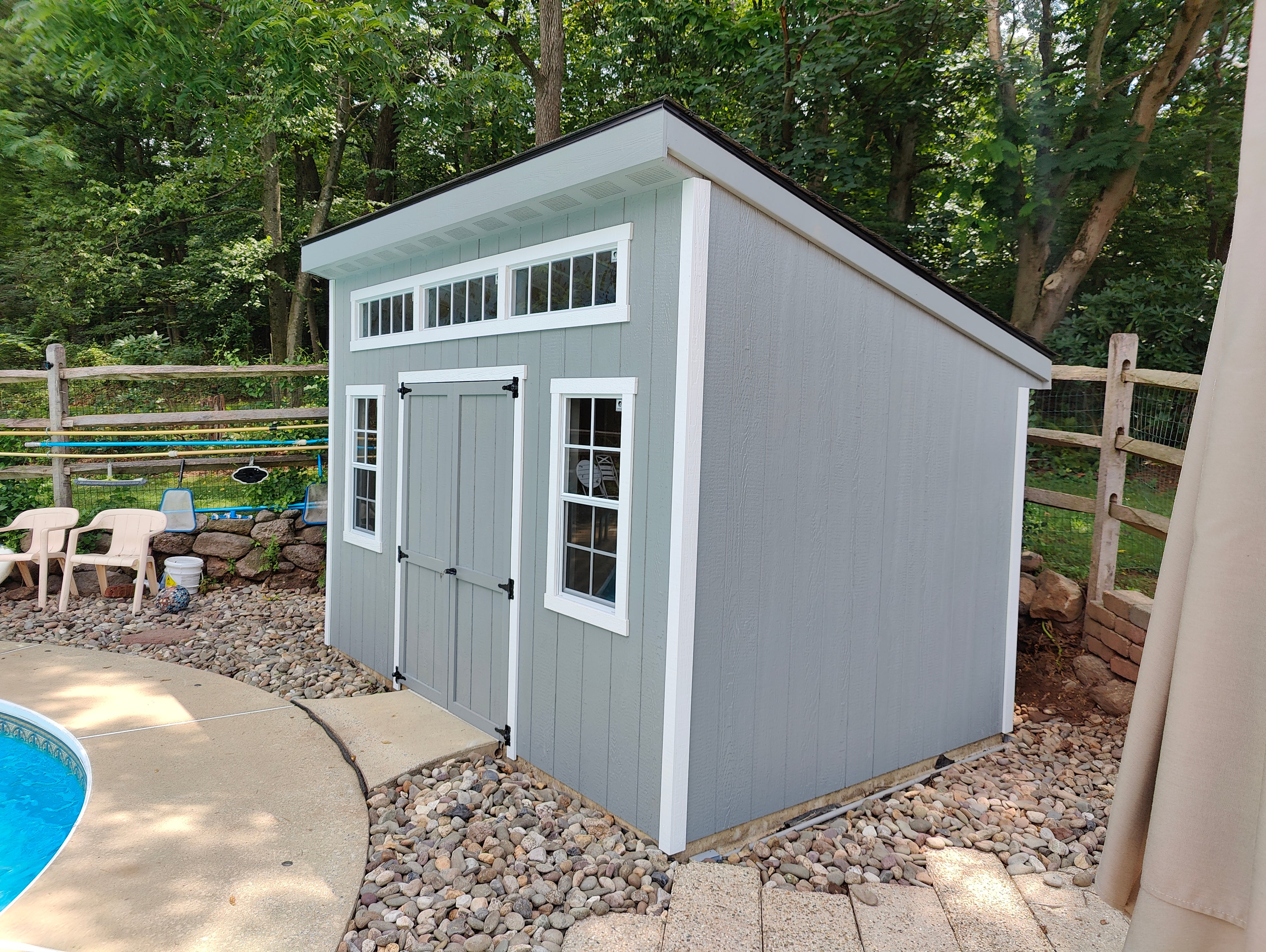8x12 Lancaster Modern- Pool house