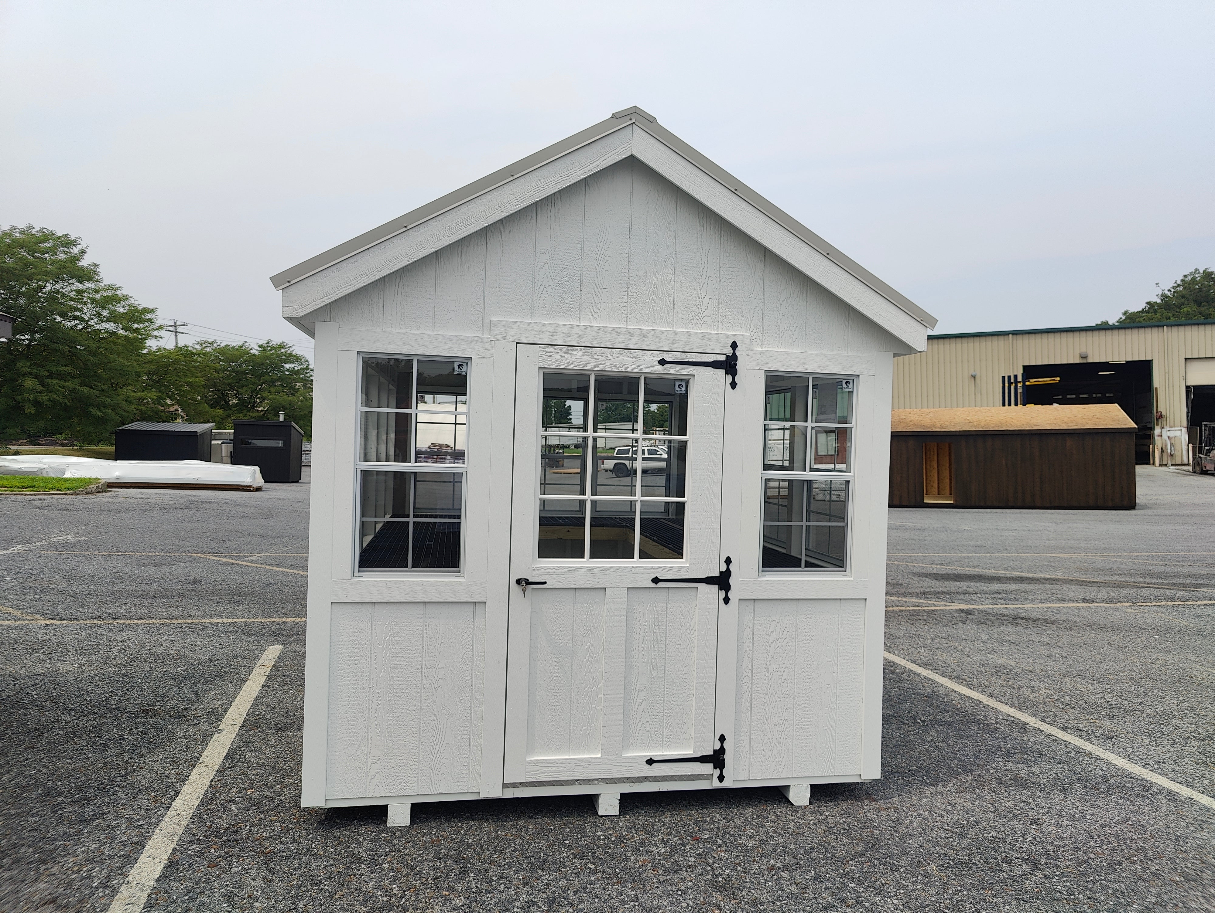 8x12 Greenhouse w/Metal Roof